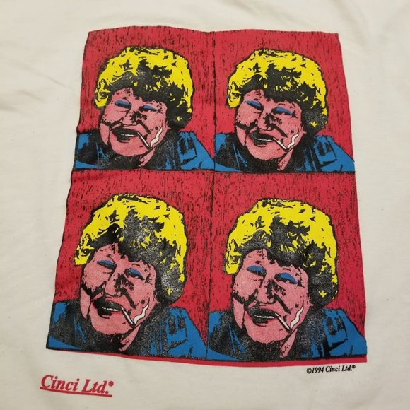 Vintage Cincinnati Reds Baseball Marge Schott T Shirt 2xl 90's Single Stitch Tee - Picture 2 of 8